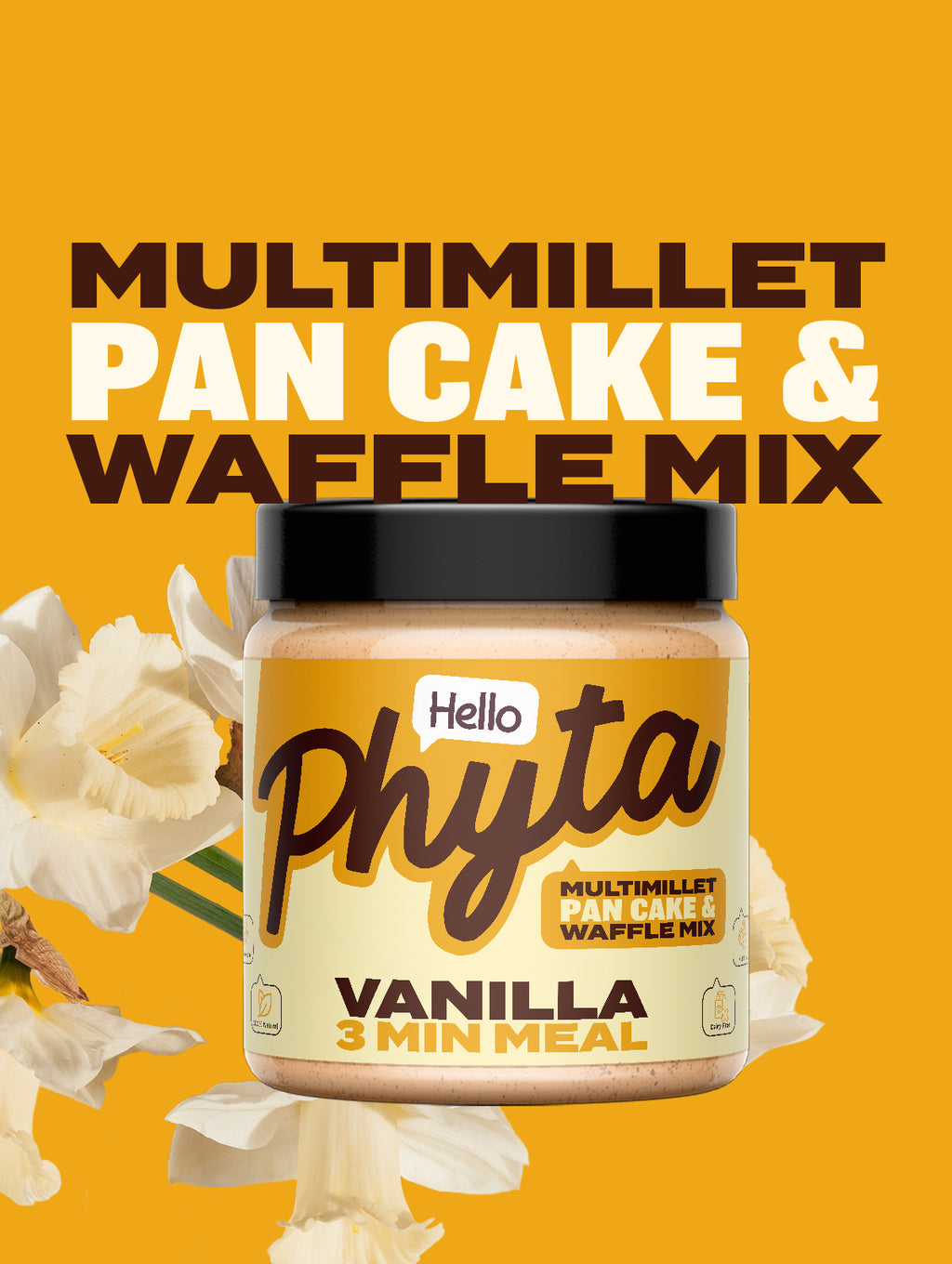 Hello Phyta Pancake & Waffle Mix - Vanilla