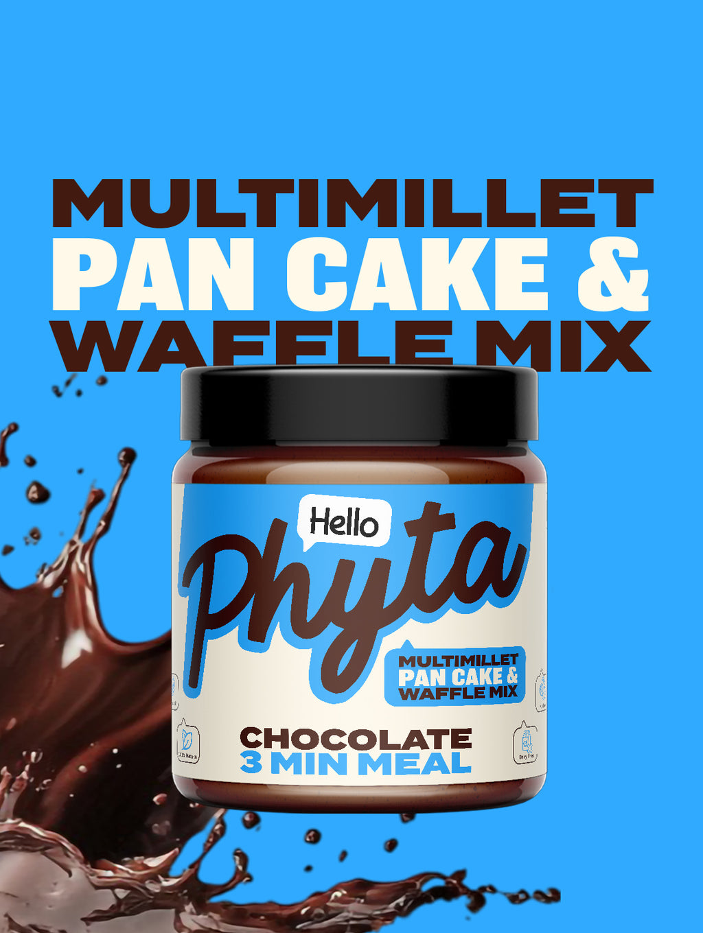 HelloPhyta Pancake & Waffle Mix (Decadent Chocolate)