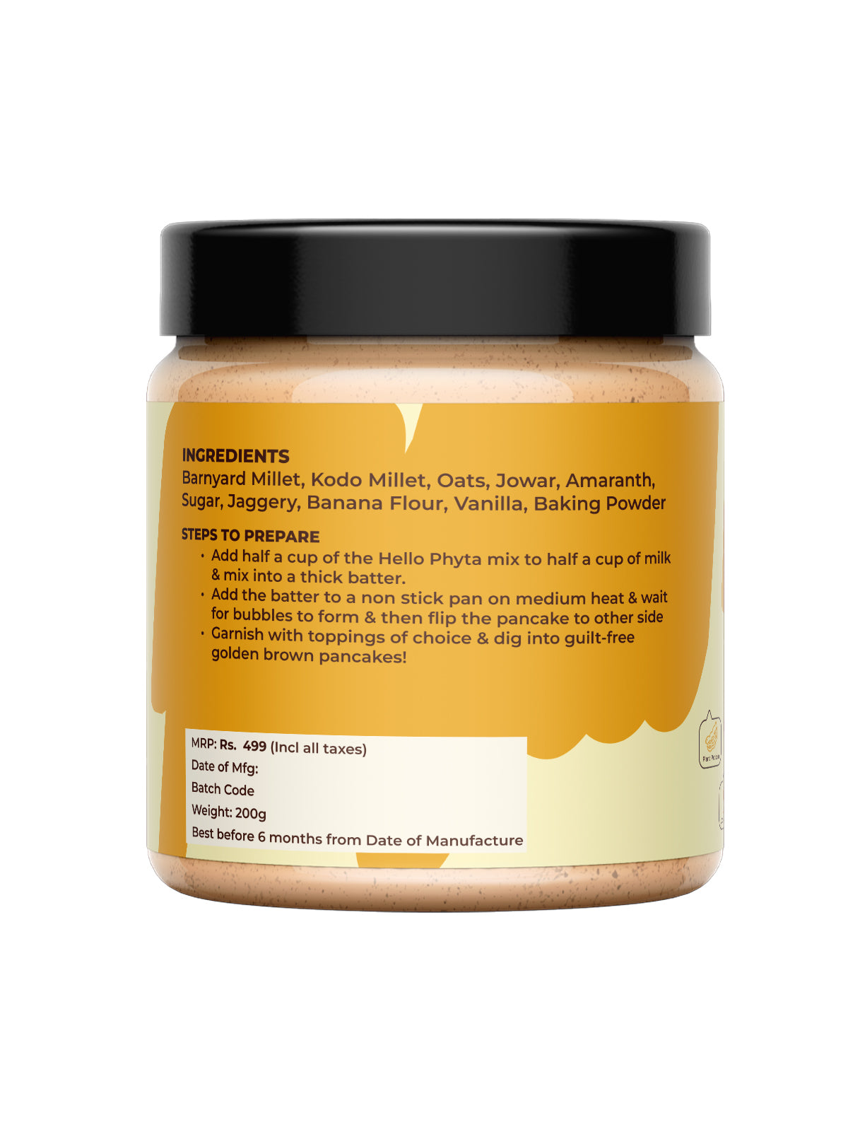 Hello Phyta Pancake & Waffle Mix - Vanilla